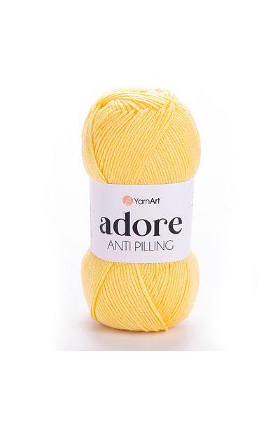 Yarnart Adore - Πλεκτό Χέρι Αντι-πυλώματος Κίτρινο-332