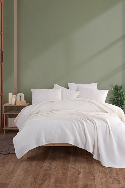 Eponj Home Megaking King Cover - Ecocel Pike 260x230cm Karde Cream