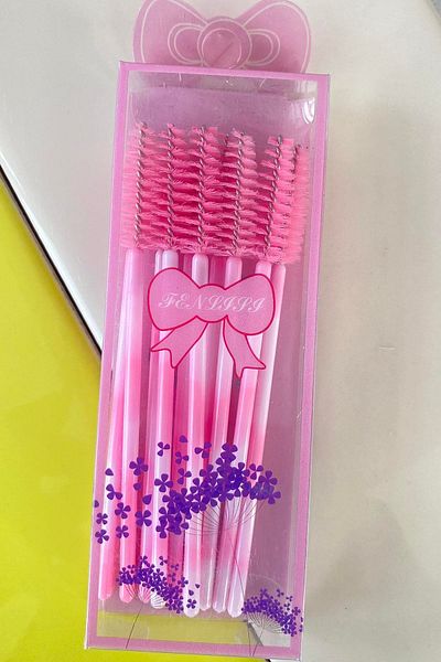 TAKIŞTIR Pink Color Eyebrow Eyelash Combing Brush