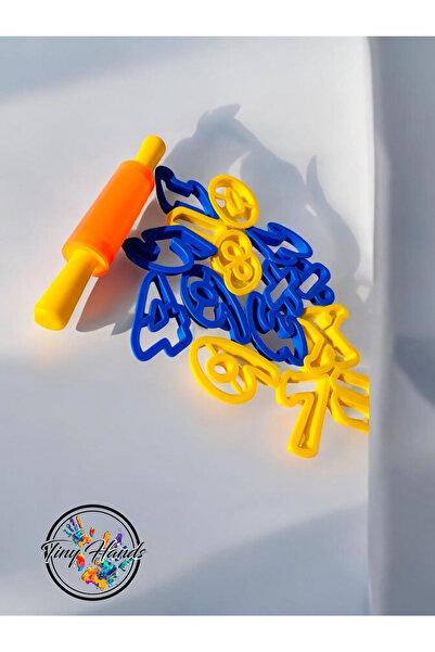 tiny hands Oyun Hamuru Şekillendirme Seti Sayılar Oyun Hamuru Kalıbı 16 Parça...