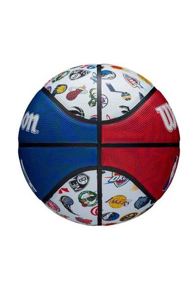 Wilson Nba All Team Basketball Ball - Red/White/Blue, Size:7 Wtb1301Xbnba
