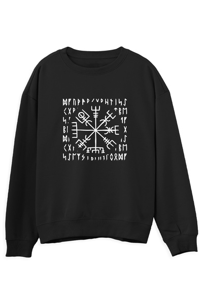 Oweear Unisex Viking Compass - Regular Sweatshirt