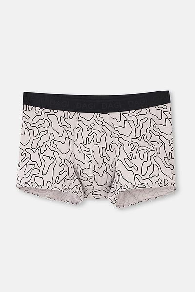 Dagi Black-Ten 4210 3-Pece Micro Modal Boxers με σχέδια