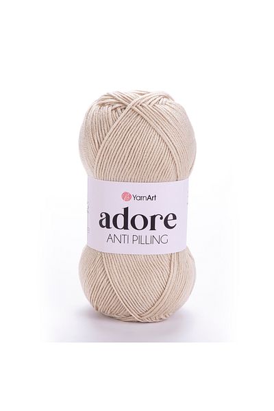 Yarnart Adore - Νήματα πλεξίματος χεριών κατά της φόρμας ανοιχτό μπεζ-335