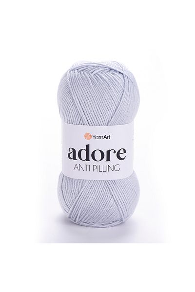 Yarnart Adore - Πλεκτό νήμα χειρός κατά της φόρμας ανοιχτό γκρι-363