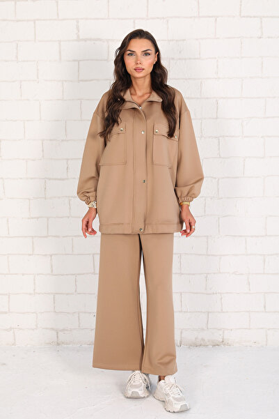 Melike Tatar بدلة جيب بيج سكوبا 32-3401