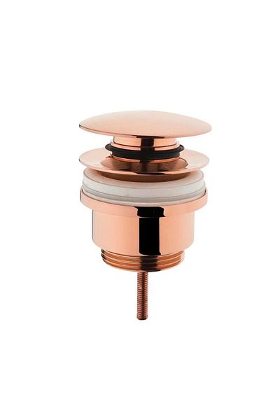 VitrA A4514929 vitra origin classic round sink strainer (universal-push-open-close) soft copper