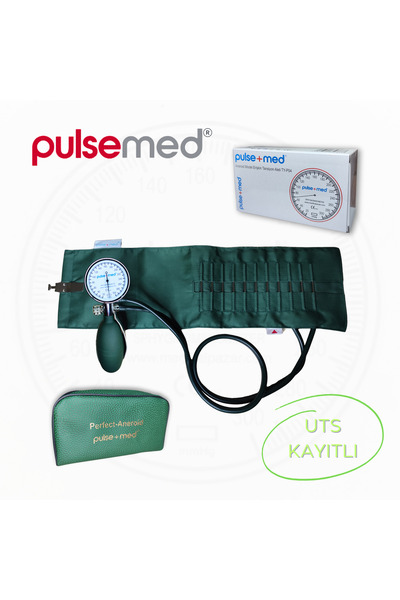 Pulsemed ANEROİD ERİŞKİN TANSİYON ALETİ YEŞİL MANŞONLU KANCALI