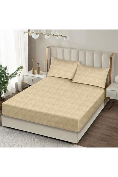 Evim Σετ σεντόνια Always Cappuccino Cotton Fitted Μονό 100x200+35cm 50x70cm 1x Μαξιλαροθήκη