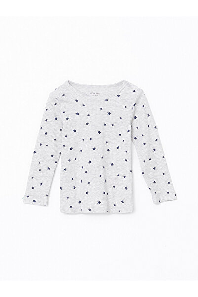 LC Waikiki Lcw Baby Gray Printed Boy's Pajamas