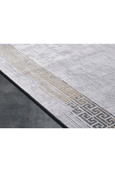 GÜMÜŞSUYU Black&brown 11298 Sarı Doğal Iplik Viskon Halılar Modern Halılar Salon Halıları