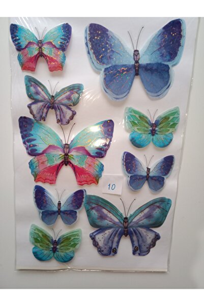 HANK TİCARET 3D Look Wall Sticker Set - Office and Home Decor Wall Ornament