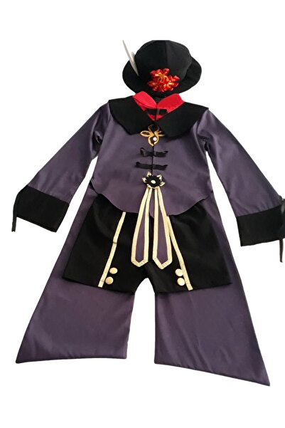 Kostüm Sarayı Genshin İmpact Hu Tao Cosplay Kostümü Yetişkin