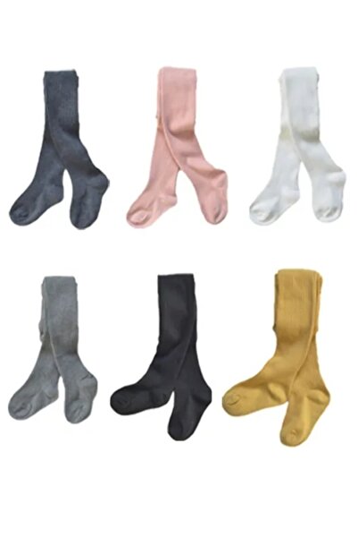 ÖZKARDEŞLER BABY Bebek ve Çocuk kilotlu çorap 4 mevsim 6 lı set