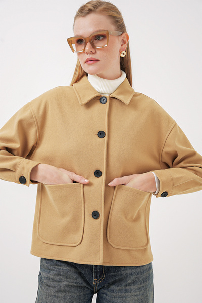 Bigdart 0713 Jachetă de damă Stash - Muștar