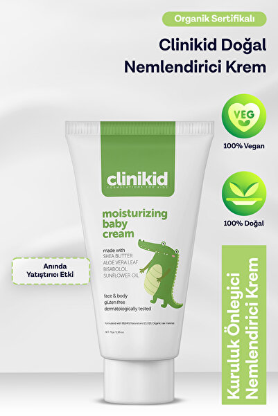 Clinikid Doğal Nemlendirici Krem
