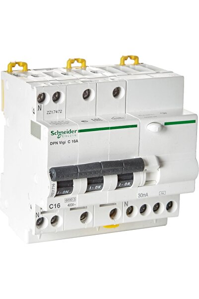 SCHNEIDER A9D31716 16 Kutup Acti-9 Kaçak Akım Koruma