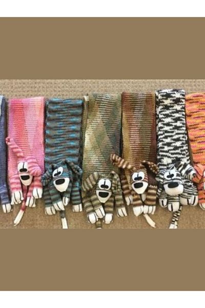 ÖZ-EL AŞ Colorful Unknitted Animal Figured Children's Neckerchief Knitting String, Acrylic 270 Mt 100 Gr 990 246