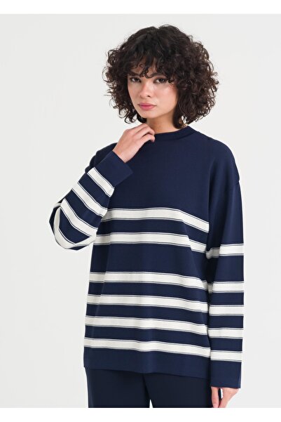 Armağan 1001 Çizgili Triko Kazak