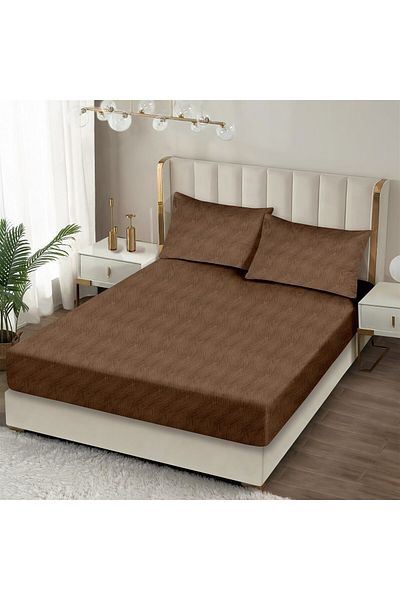Evim Always Light Καφέ Βαμβακερό Σετ Σεντόνια Μονό 100x200+35cm 50x70cm 1x Μαξιλαροθήκη