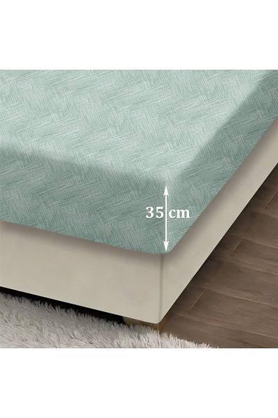 Evim Set cearșafuri din bumbac Always Blue 100x200+35cm 50x70cm 1x față de pernă