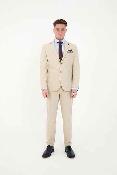 ACTUAL Men's Suit 4065-2 09 Cream