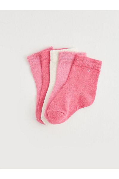 LC Waikiki Lcw Basic Baby Girl Socks 5-Piece