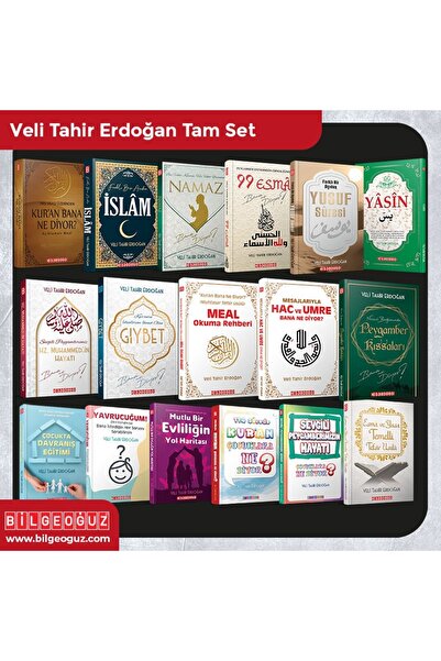 Bilgeoğuz Yayınları Veli Tahir Erdoğan Tam Set(17 KİTAP)