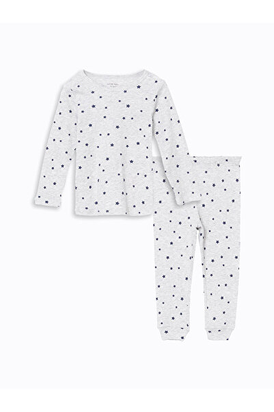 LC Waikiki Lcw Baby Gray Printed Boy's Pajamas