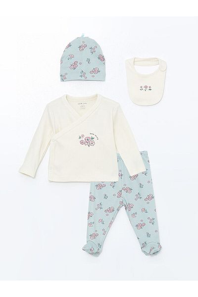 LC Waikiki Lcwk Crew Neck Baby Girl Hospital Set