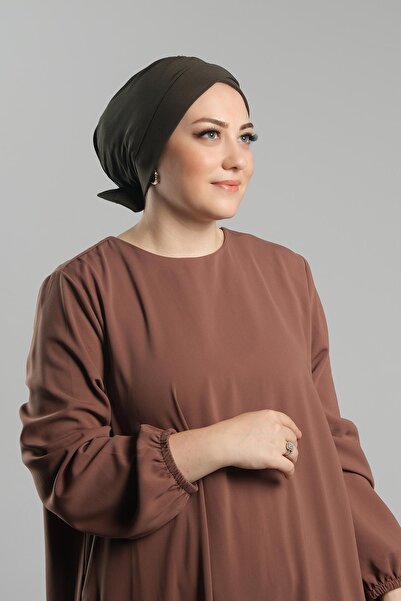 HÜRREM BONE Διπλής όψης Χακί Φιόγκος Καπό Άμμος - Πρακτικό έτοιμο κούμπωμα 3007B_09