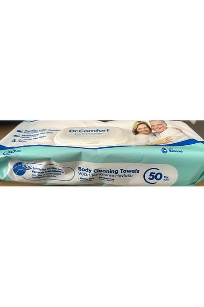Dr.Comfort Perineum Wet Body Cleansing Towels 3 Packs of 50