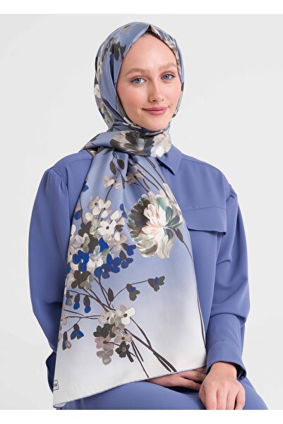 Armağan 7026 Model Twill Silk Shawl - V2