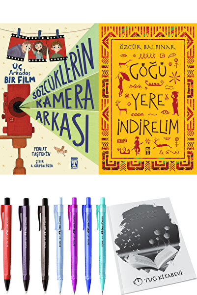 Timaş Yayınları Göğü Yere İndirelim ve Sözcüklerin Kamera Arkası 2li Set + Hediyeli