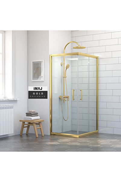 İmaj Banyo İmaj Gold Kare Duşakabin