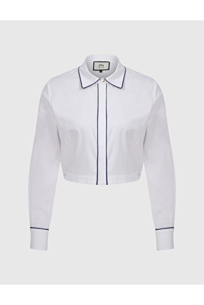 İLVİ Silva Kadın Lacivert Gömlek