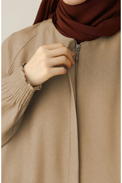 suhneva Beige Asel Mevlana Winter Ferace