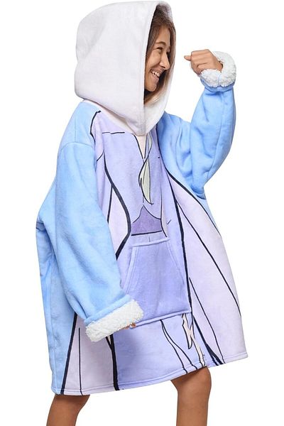 Disney Collection Disney Home Oversized Hoodie Sweatshirt Blanket With Hood For Kids Oversized Sherpa Fleece Hoodie
