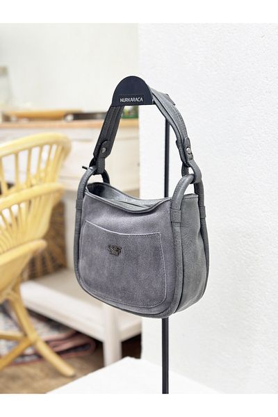 NUR KARACA CCS 17422 PIELE VERITĂ CU DETAIL BOLSO MÂNĂ ȘI GEANTĂ CROSSBODY PENTRU FEMEI
