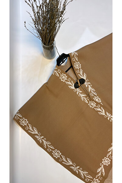 Onur Χειμώνας - Νέα Συλλογή Πλεκτό Πόντσο με Μοτίβο Λουλουδιών Απλό Χρυσό για Άνετη Χρήση