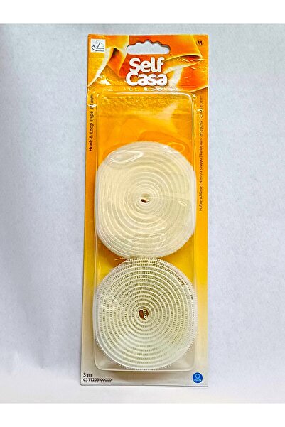 ATMACA TUHAFİYE Coats Krem 3 Metre Dikilebilir Cırt Cırt En 2 Cm Amerikan Fer...