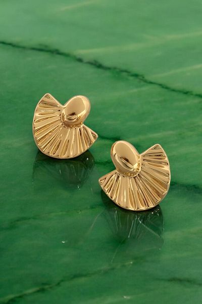 Çlk Accessories أقراط لوحة لامعة مقاومة للرمي بألوان Xuping