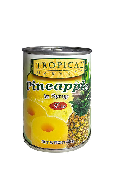 Tropical Harvest Dilimli Ananas Konserve (850 gr) x8 Adet