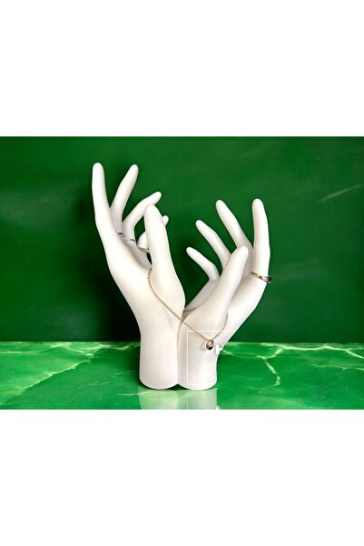 Goplast Premium Suport decorativ pentru bijuterii - inel în formă de mână, ce...