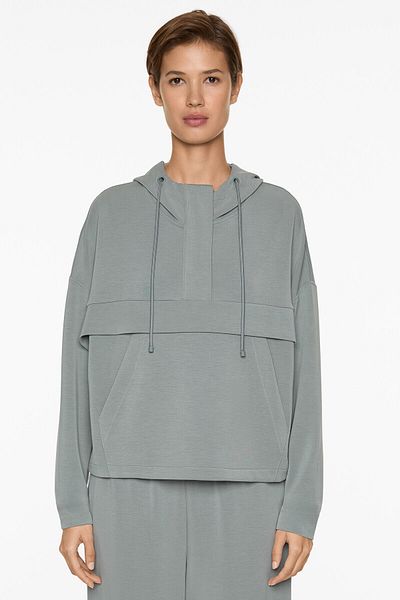 Oysho Soft-touch sweatshirt with modal and zip