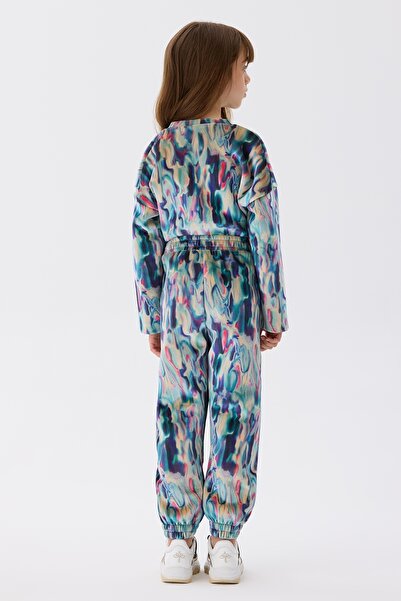 Tyess Kız Çocuk Desenli Eşofman Altı