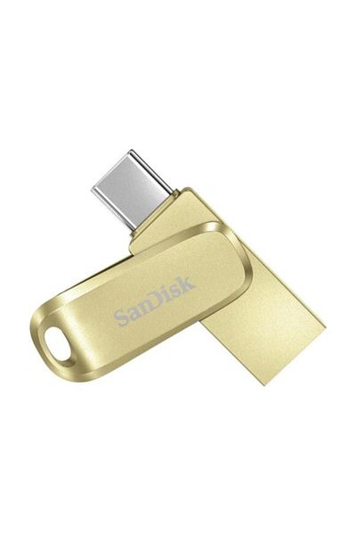SanDisk Ultra Dual Drive Luxe 512Gb Sdddc4-512G-G46Gd Type-C Gold USB Memory