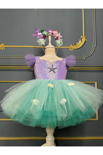 shop Costum sirena, rochie tutu sirena pentru fete