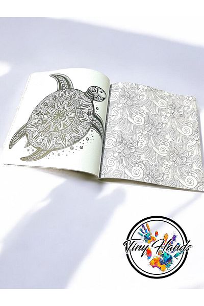 tiny hands Carte de colorat Mandala pentru adulți Vopsea cu dragoste Carte de colorat Mandala pentru bătrâni
