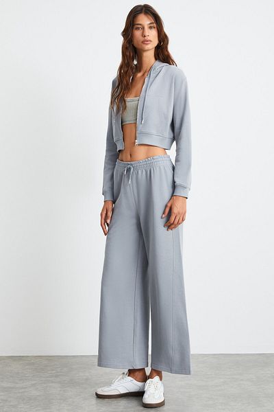 GRIMELANGE SHALINI DAMEN-Jogginghose in Hellgrau